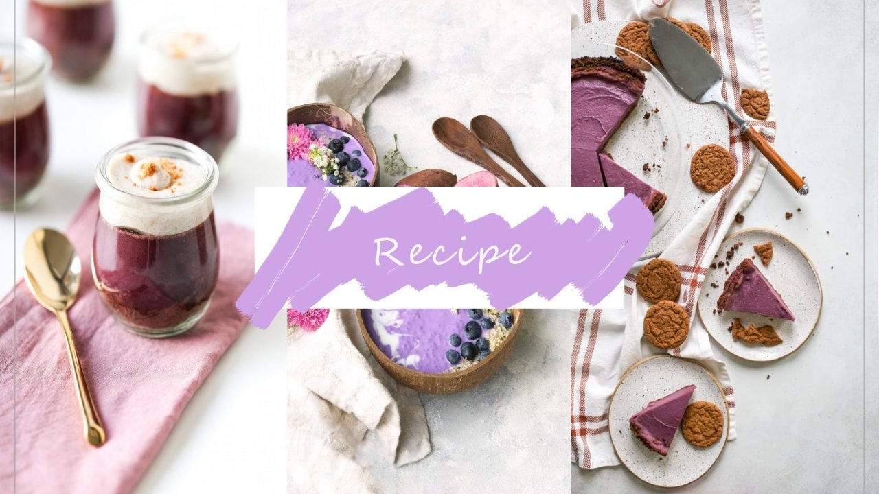 紫薯食谱、功效、热量 - 低卡高颜值紫薯甜品 承包你四季的餐桌！