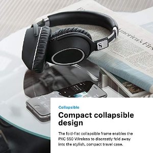 Sennheiser PXC 550 头戴式无线降噪耳机 4.7折特价