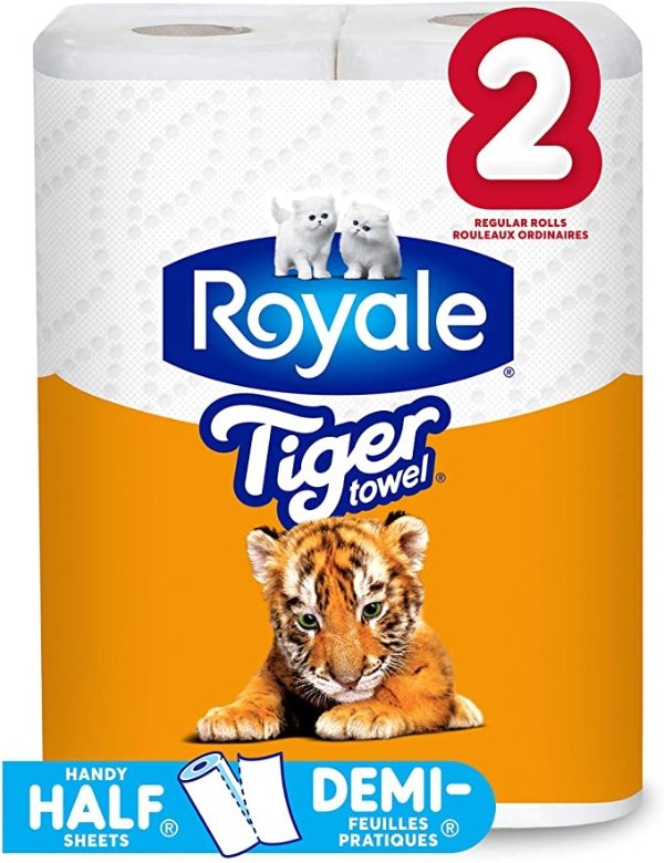 Royale Tiger 厨房纸巾2卷