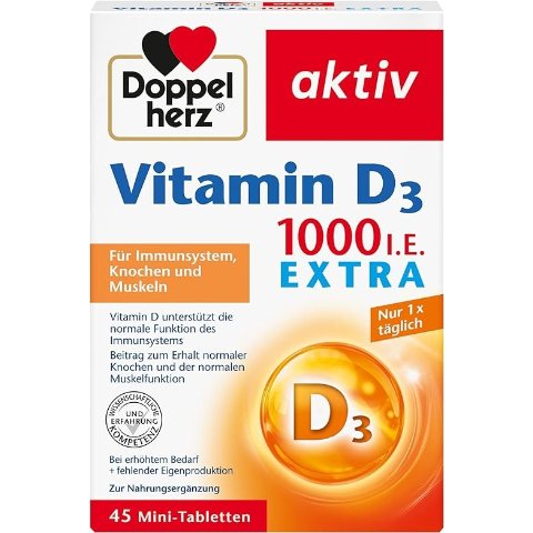 Vitamin D 1000 补充剂