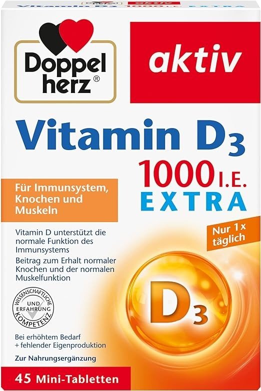 Vitamin D 1000 补充剂