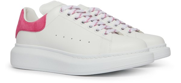 粉色小白鞋