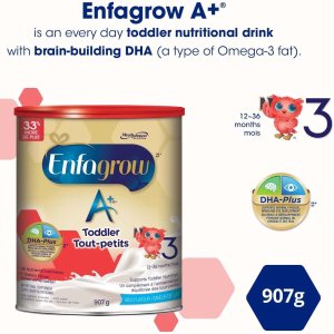 $33.91 (shoppers$41.99)Enfagrow A+ 3段宝宝奶粉907g 26种营养素升级 儿医推荐