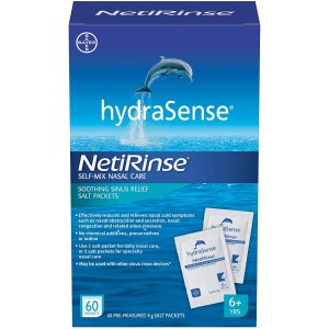 HydraSense NetiRinse 鼻部的专业护理 盐包 60包