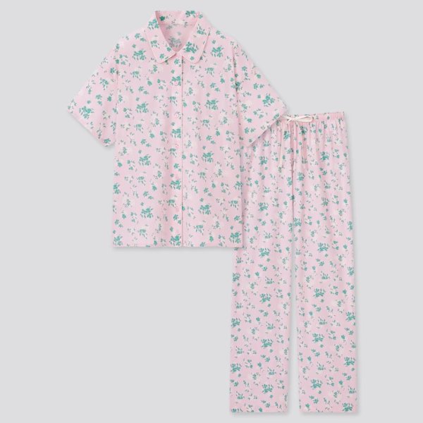 粉色睡衣套装 