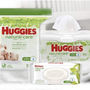 史低价：Huggies好奇 婴儿湿巾补充装,敏感肌肤专用1008抽
