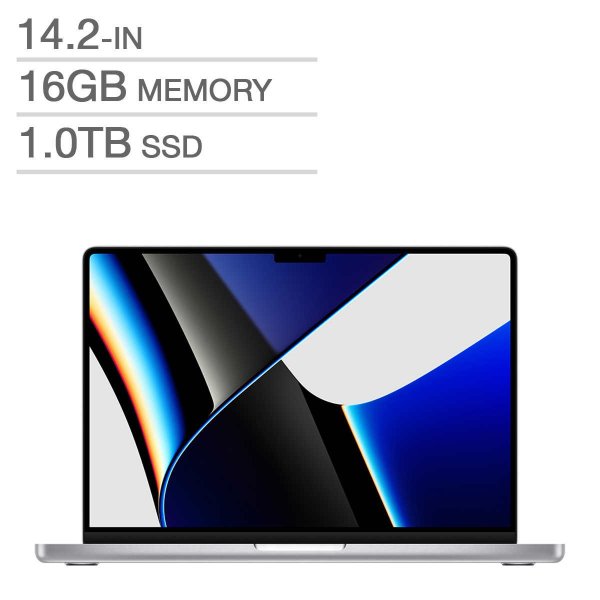 MacBook Pro 14吋 2021 超级本 (M1 Pro, 16GB,  1TB) 法语键盘