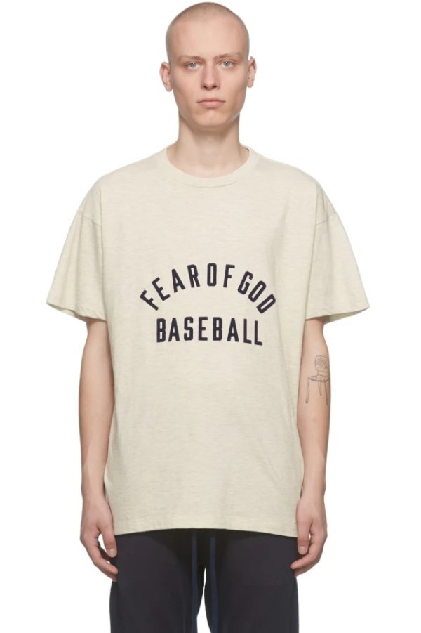 Grey 'Baseball' 短袖