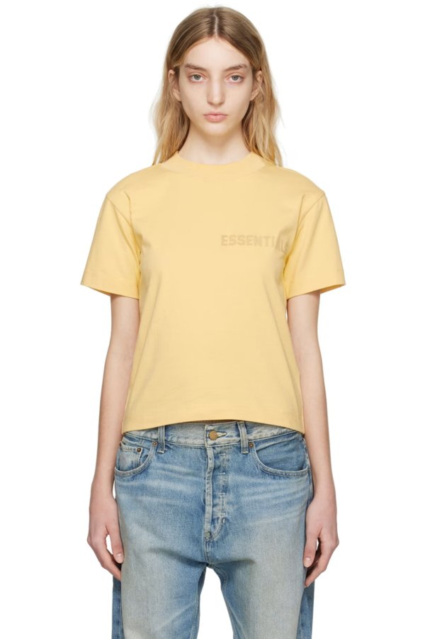 Yellow 圆领T恤