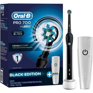 Oral-B 700 黑色电动牙刷好价
