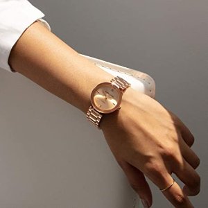 闪购：Amazon 手表专区 $176收 Armani 皮质腕表