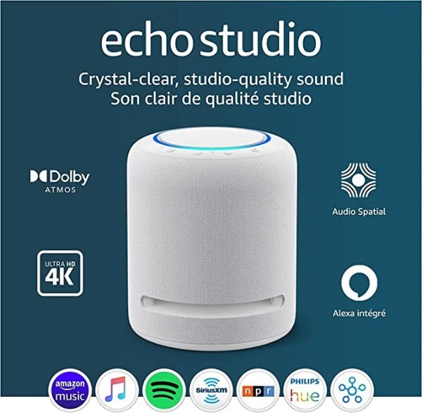 Echo Studio +6个月免费Amazon Music Unlimited