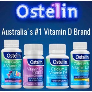Ostelin 骨骼健康钙片系列热卖 昆凌强烈推荐品牌