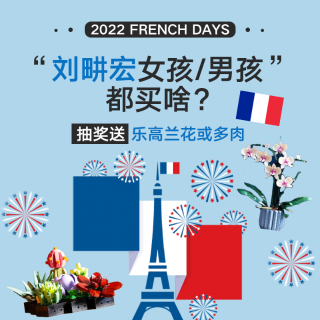 免费送乐高兰花或多肉French Days 2022 法国小黑五 “刘畊宏女孩/男孩” 都买啥？