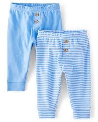 男婴条纹裤 2 件装 