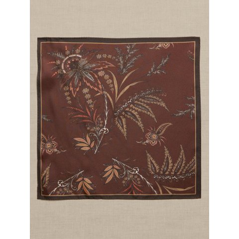 Foglia真丝方巾