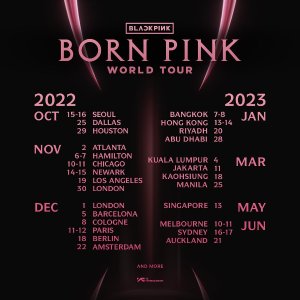 Blackpink要来德国啦！"Born Pink"世界巡演 锁定柏林/科隆