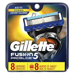 Gillette Fusion Proglide Manual 剃须刀刀片 8片装