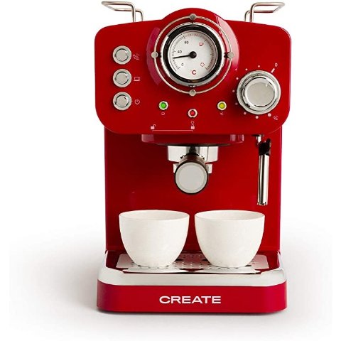 红色复古咖啡机