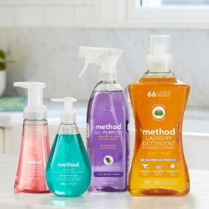 超值价🔥Method  青柠海盐洗碗液$4.5、牡丹玫瑰沐浴露$7.5