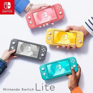手慢无：Nintendo Switch Lite 全线补货 快来收可爱珊瑚粉和经典灰蓝黄