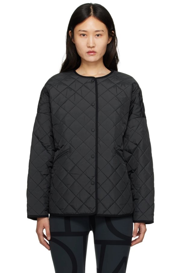 Black Quilted 夹克外套