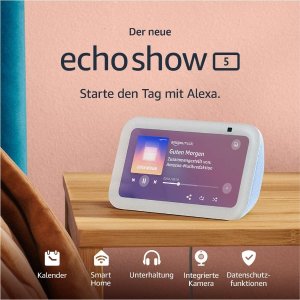 直接5折德亚春促：Echo Show 5  多功能屏幕 智能生活触手可及 可视门铃、ipad等一体