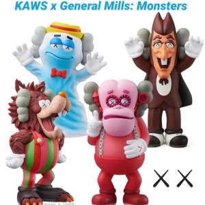 新品上市：KAWS x General Mills！Monsters 人偶系列