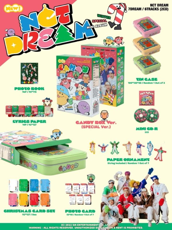 NCT Dream Candy Winter Special Album Special Limited Version