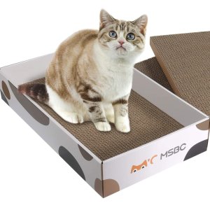 ComSaf 猫抓板 盒子+3个纸板 猫咪解压减少抓家具