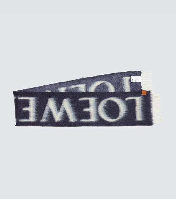 羊毛logo围巾