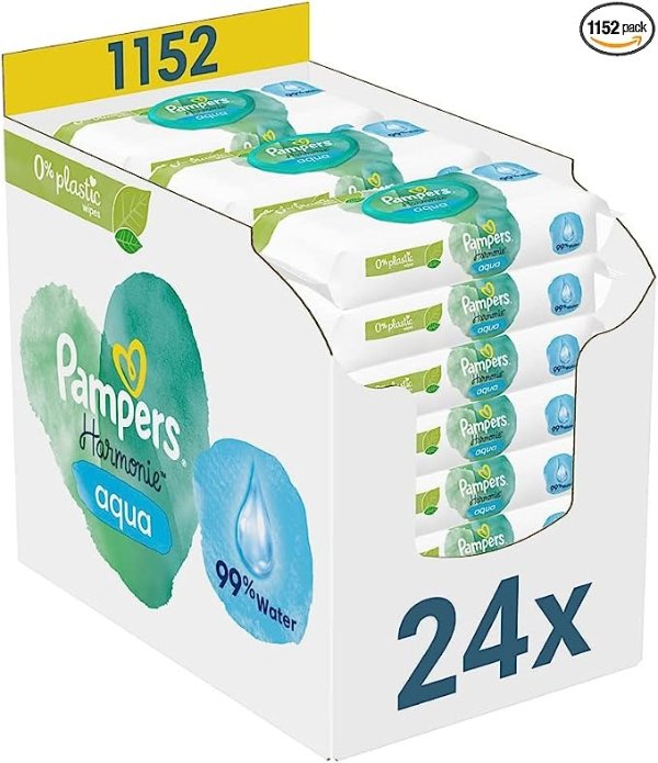 Pampers 湿巾, 1152 片