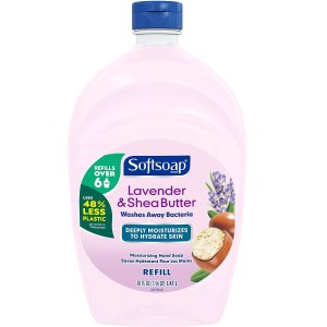 Softsoap 1.47升大罐洗手液替换装 2款热卖 薰衣草乳木果滋润款