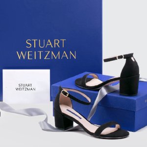 超后一天：Stuart Weitzman 经典一字带凉鞋闪购 夏日明星穿搭