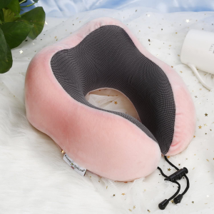 PON 舒适U型 记忆海绵护颈枕 送眼罩+耳塞 360°全方位支撑