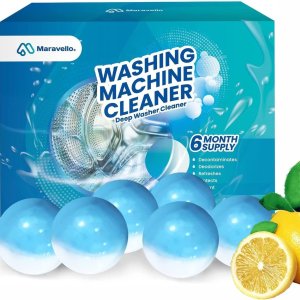 史低价：Maravello 洗衣机清洁剂6个 深度清洁和除臭