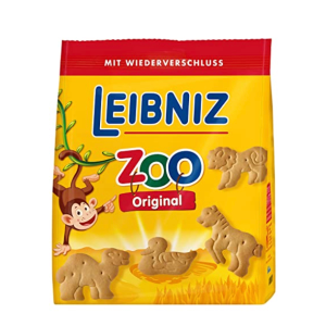 超好吃的小饼干！Leibniz Zoo动物形状牛奶饼干 original 125g x 12包分享装