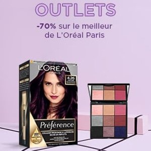L'Oreal Paris 奥莱区超低价 收彩妆、指甲油、染发剂、防晒等