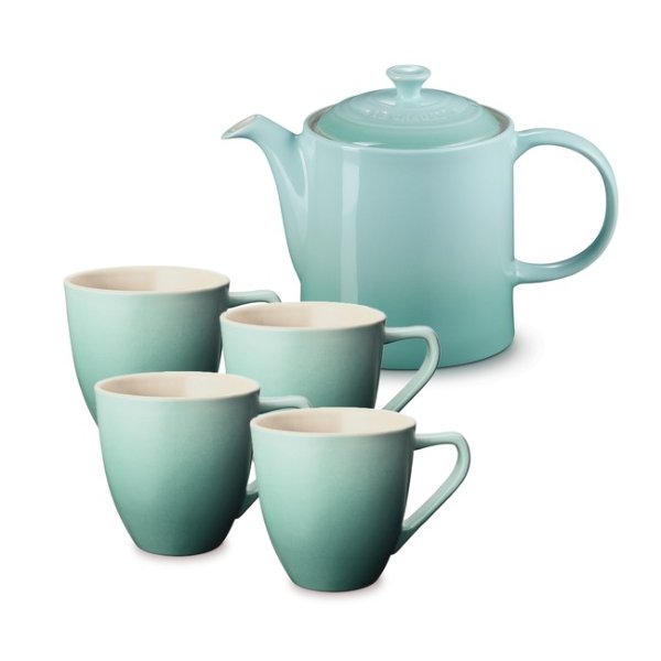 茶具4件套 极简造型 4马克杯+1茶壶