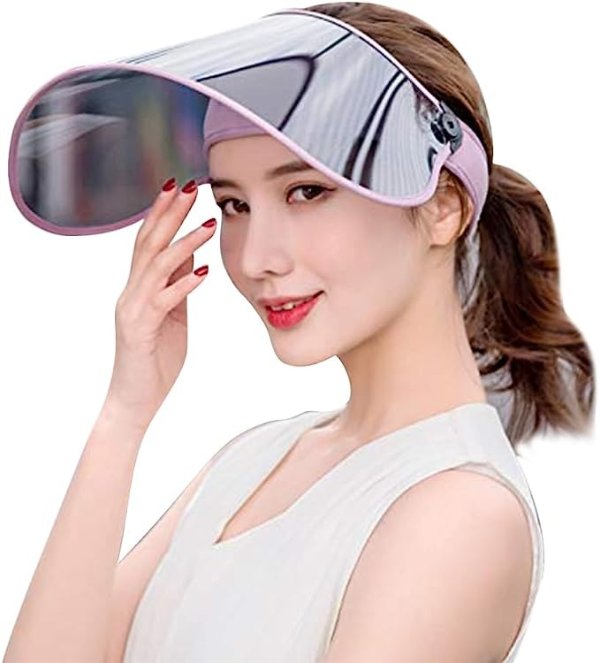 遮阳帽防紫外线镜片