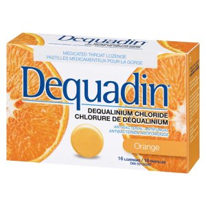 Dequadin 16粒装润喉糖 缓解口腔溃疡 咽喉疼痛