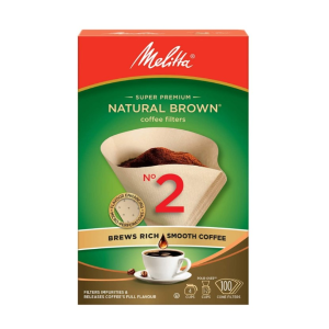 MELITTA 自然棕2号 锥形咖啡滤杯纸 给你一杯完美的手冲咖啡