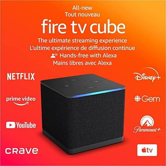 Fire TV Cube Wi-Fi 6E 4K画质