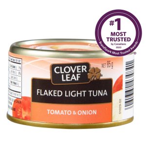 Clover Leaf 水浸吞拿鱼罐头 24罐 番茄洋葱味 优质蛋白来源