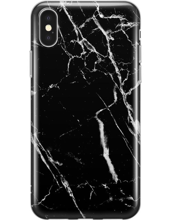 Recover Black Marble Slim Print iPhone X/Xs