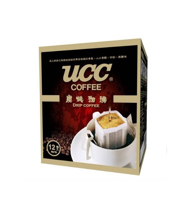 【UCC】炭燒濾掛式咖啡 - 8gx12入