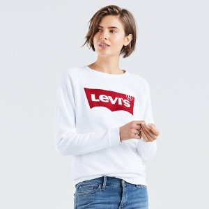 Levi's官网 shopping week热卖 收logo卫衣、牛仔系列