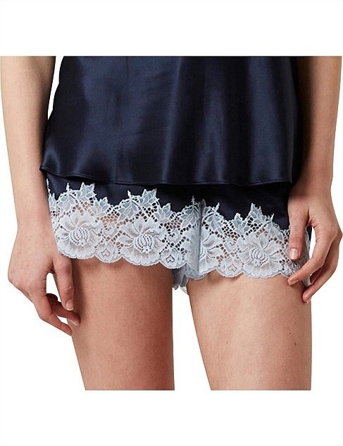 Silk Shorts With Lace 蕾丝短裤