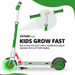史低价：GOTRAX GKS LUMIOS 发光前轮 儿童电动滑板车