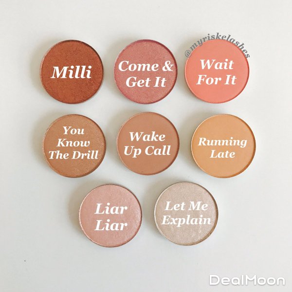 Colourpop土豆泥 单色眼影 汇总试色篇-北美省钱快报攻略